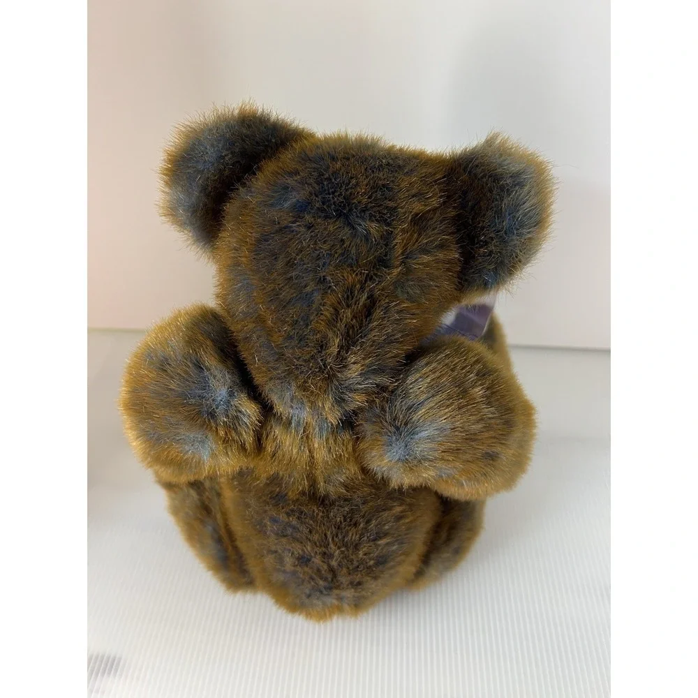 Ty Classic BRODERICK Teddy Bear Brown/Blue Plush Animal 15